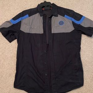 Black & Blue Harley Shirt